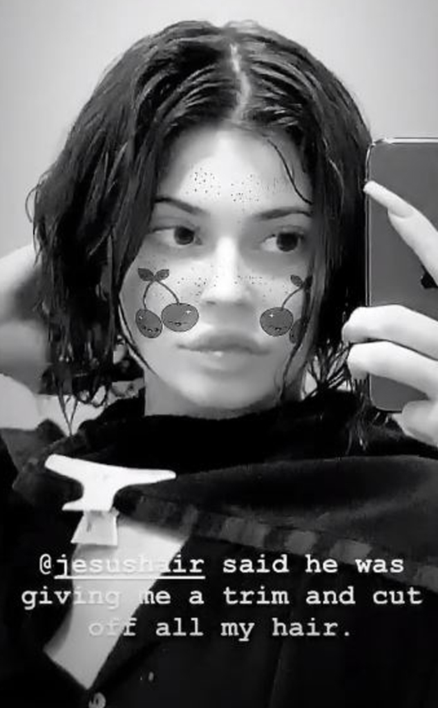 Kylie Jenner Debuts New Look After Accidental Haircut E News